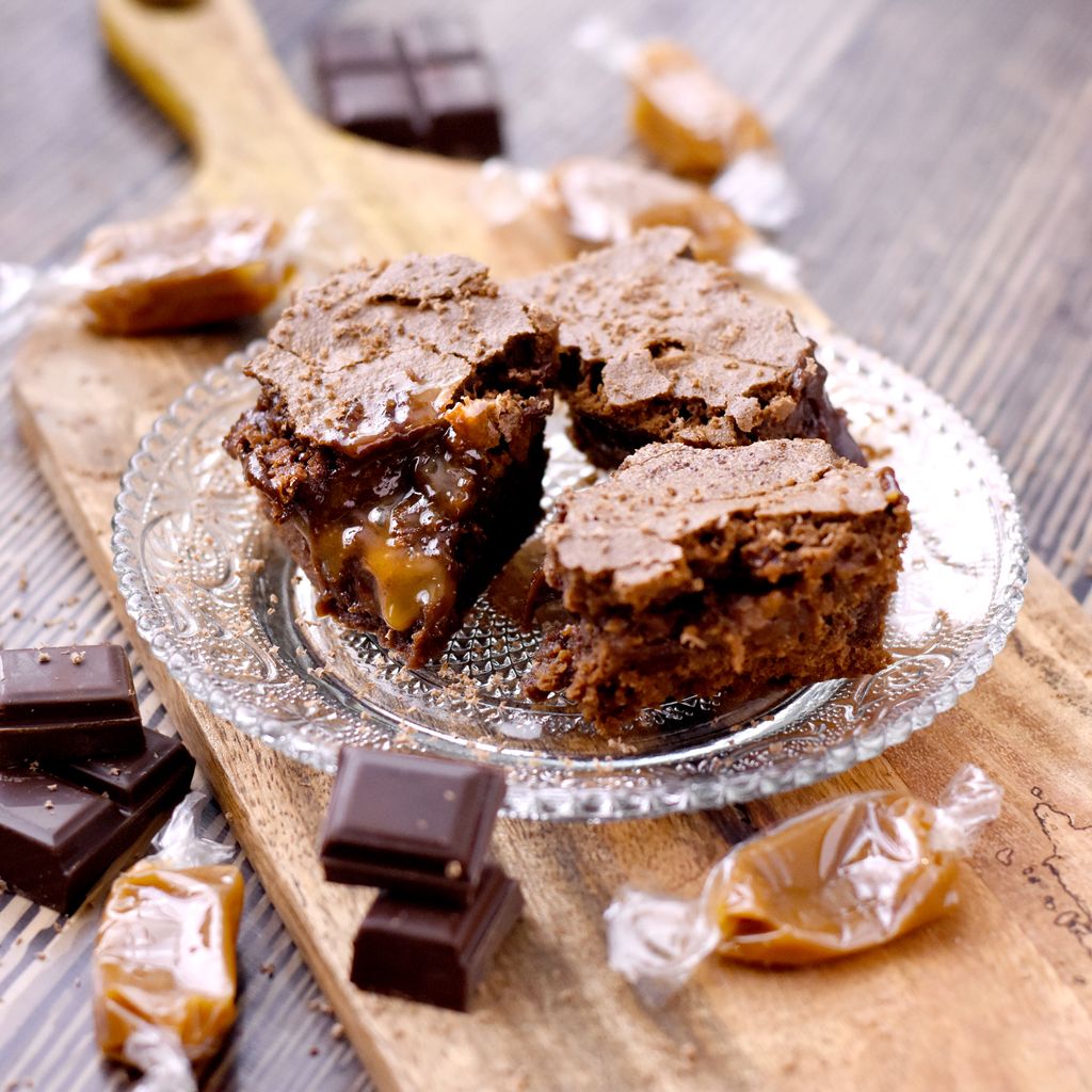 Brownie Marbre Chocolat Caramel Au Beurre Sale Recette De Brownie Marbre Chocolat Caramel Au Beurre Sale