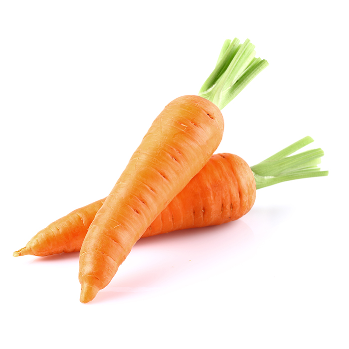 Tagliatelles aux carottes et courgettes, escalope normande