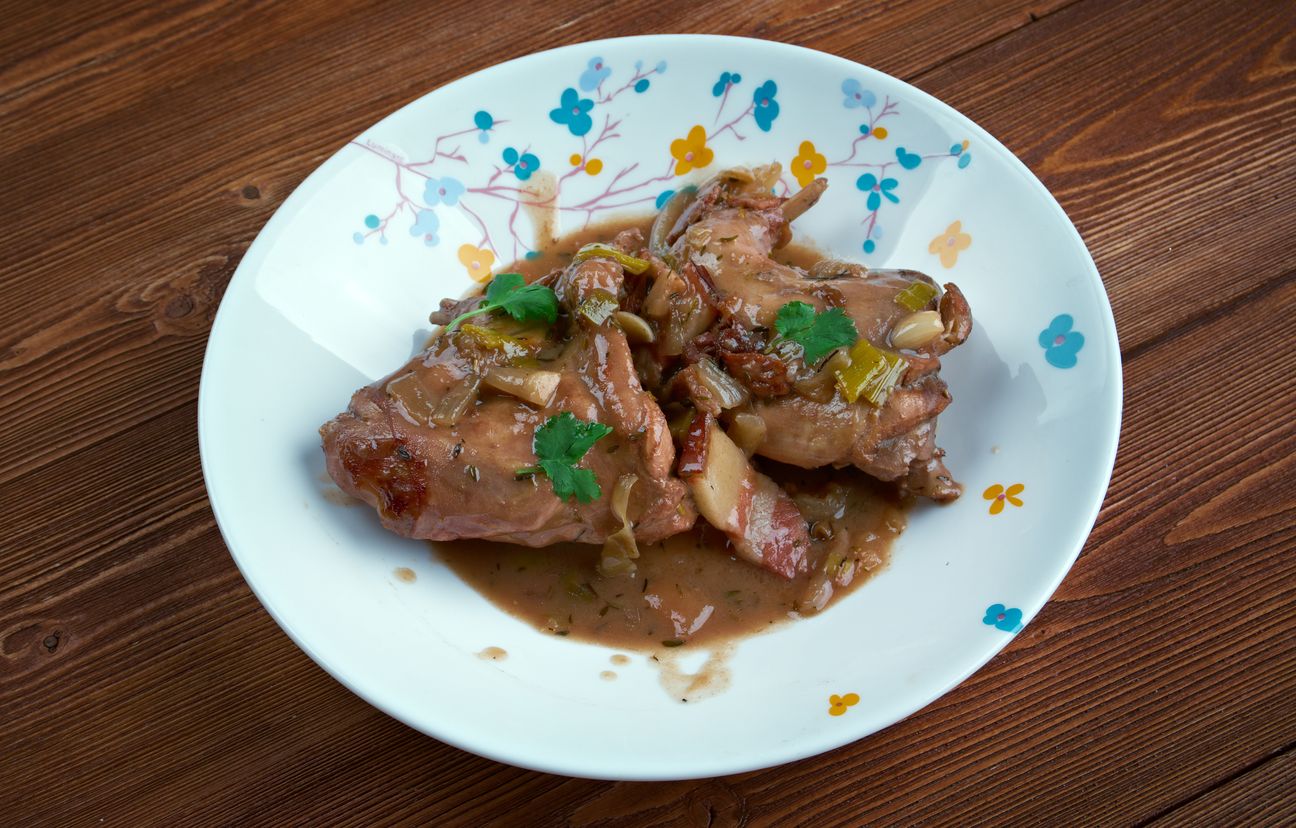 Gibelotte De Lapin Aux Champignons : Recette De Gibelotte De Lapin Aux ...