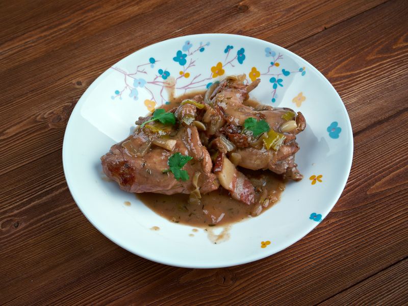 Gibelotte De Lapin Aux Champignons Recette De Gibelotte De