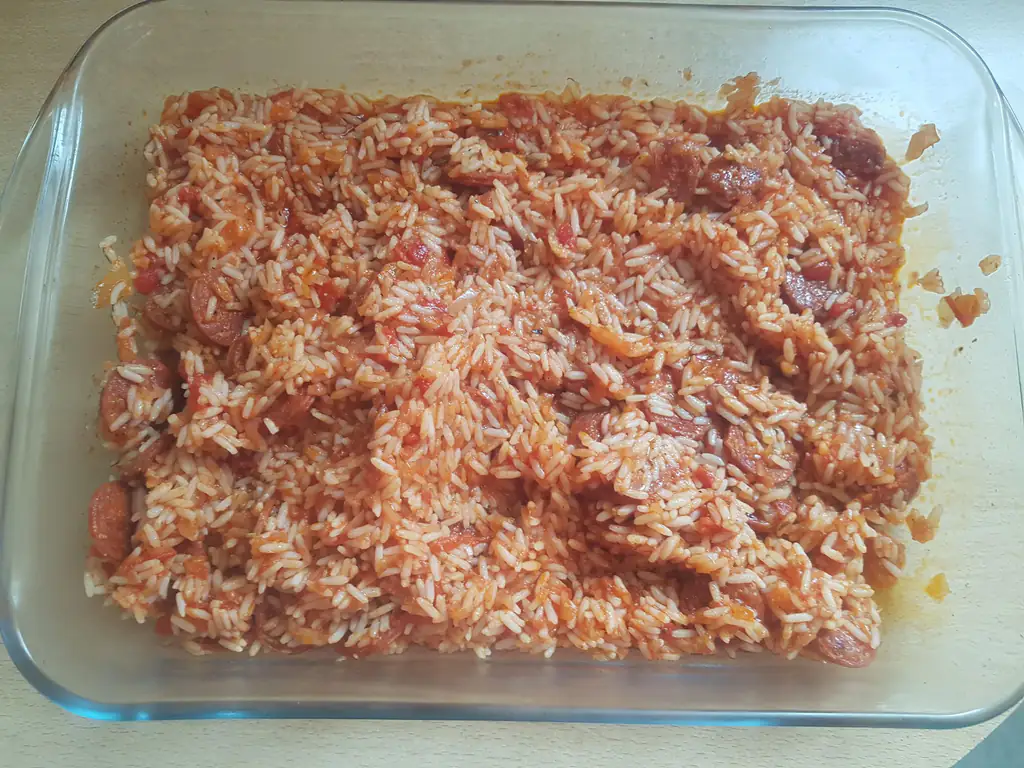 riz au chorizo et à la tomate