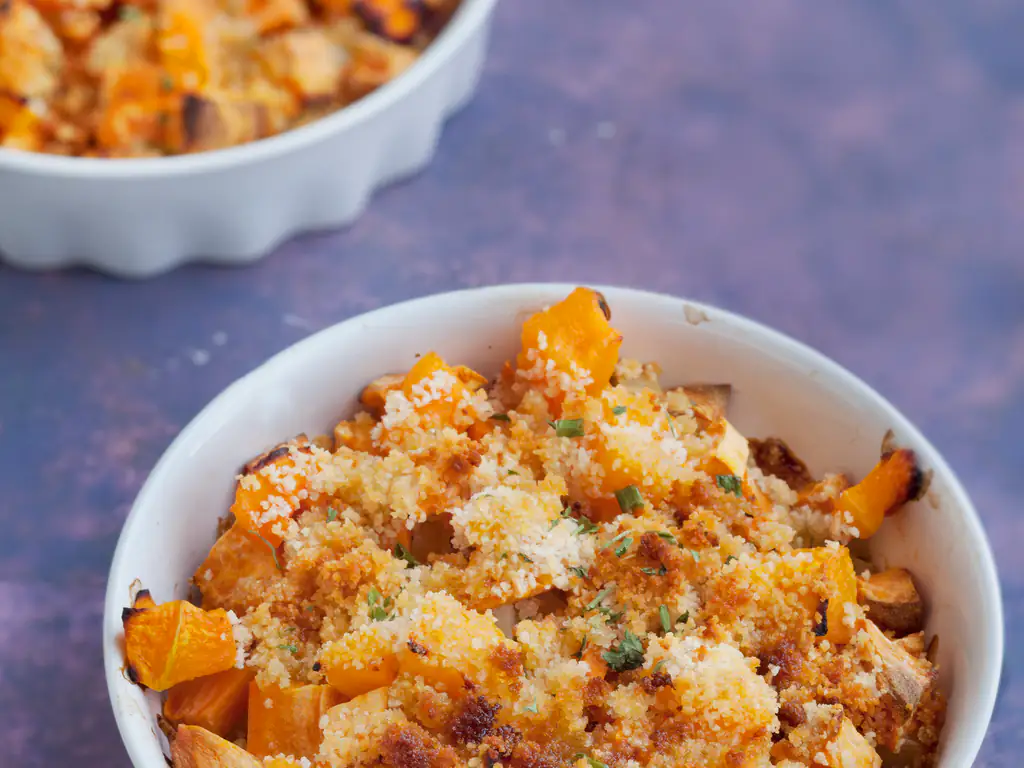 gratin d'automne végétalien