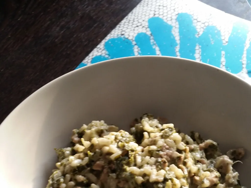 risotto aux fanes de panais (ou autres fanes...)