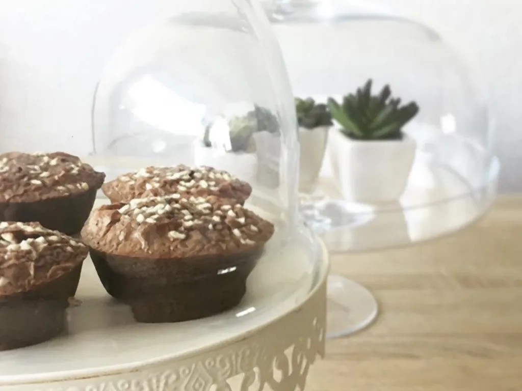 bouchon moelleux au chocolat et aux noix