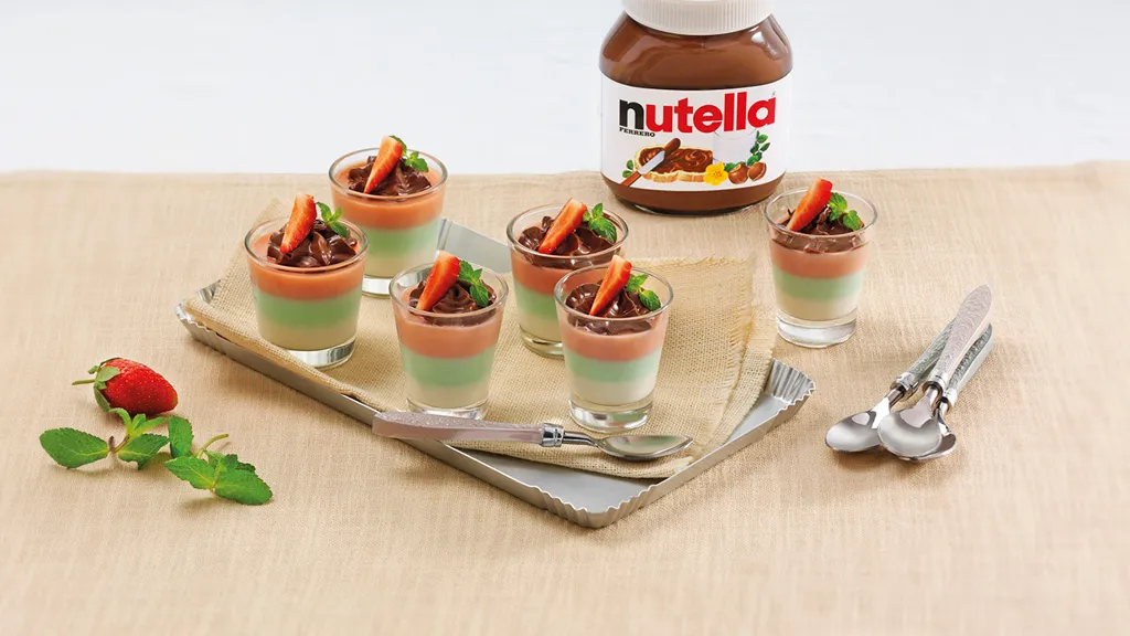 Panna Cotta Tricolore Au Nutella Recette De Panna Cotta Tricolore Au Nutella Marmiton