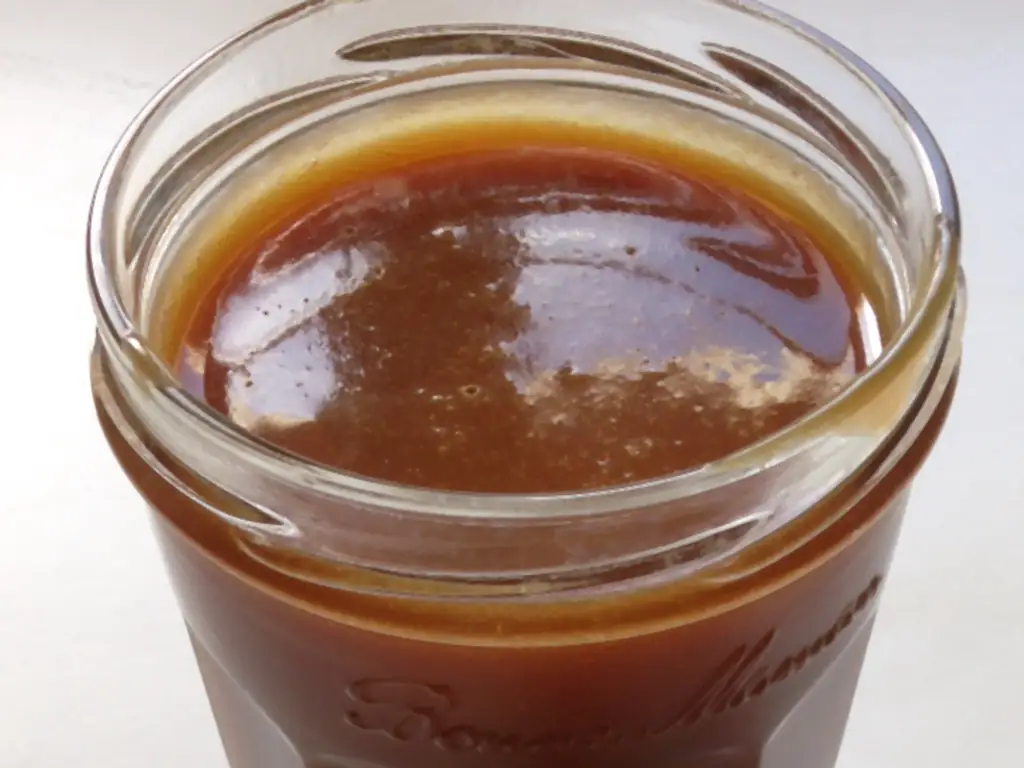 sauce au caramel et beurre salé