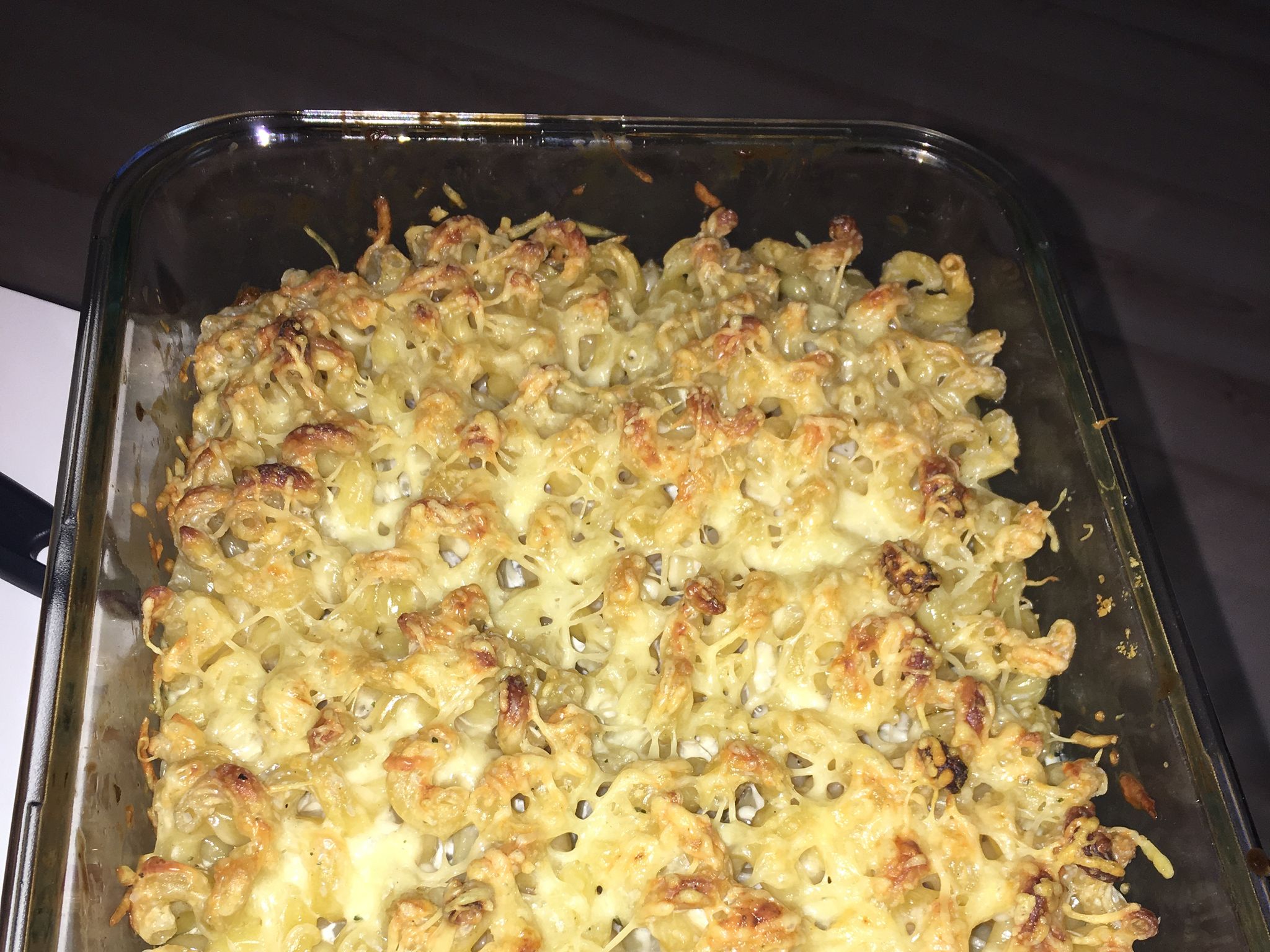 Gratin de pâtes au boursin Recette de Gratin de pâtes au boursin