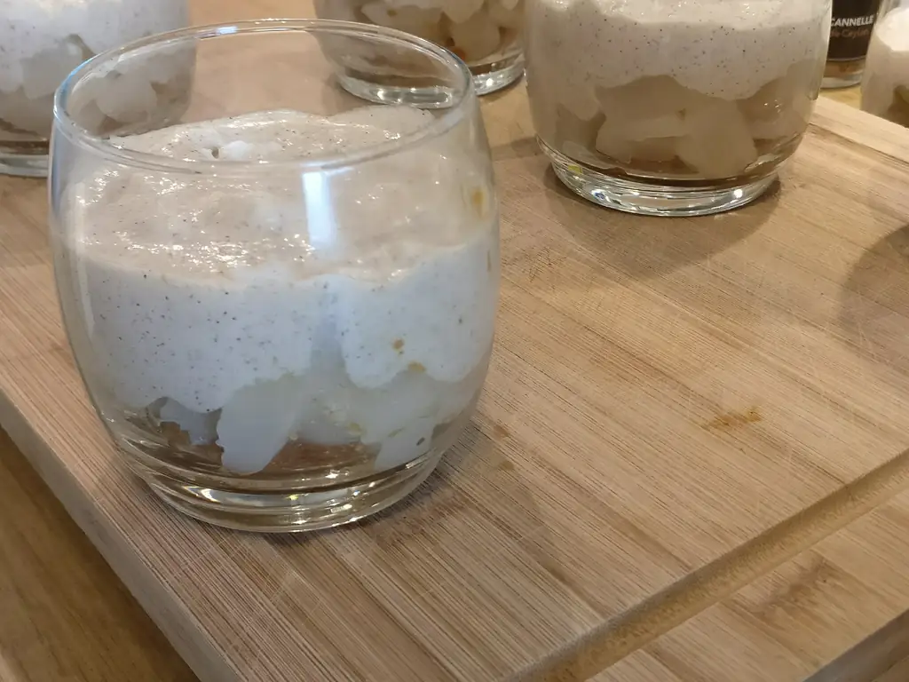tiramisu aux poires et au pain d'épices