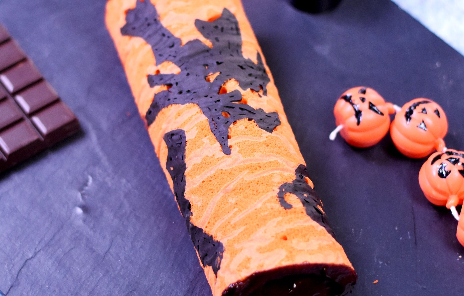 roulé halloween : Recette de roulé halloween - Marmiton