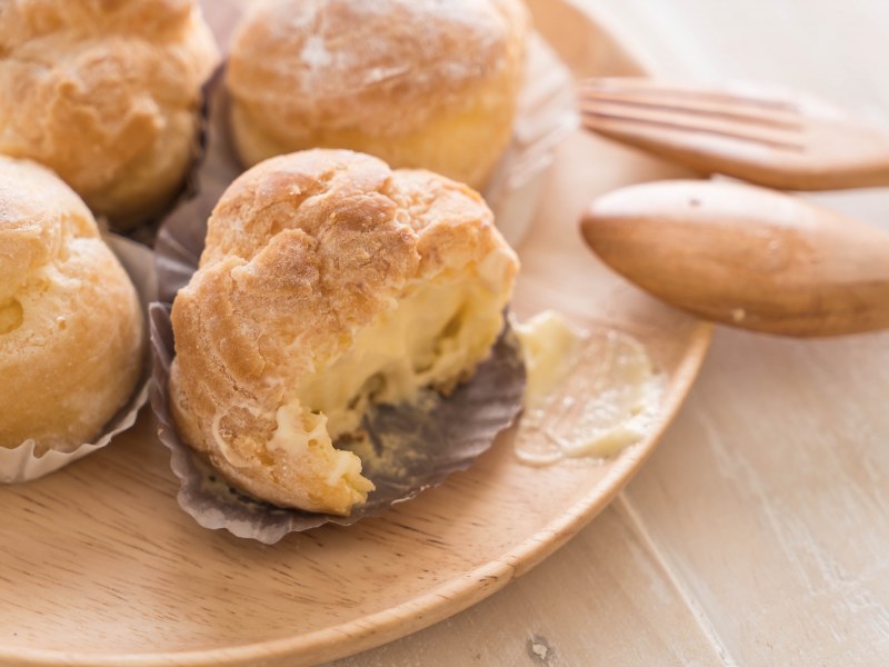 Petits Choux à La Crème Pâtissière Recette De Petits Choux