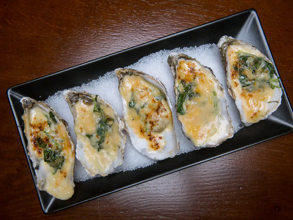huîtres chaudes au curry