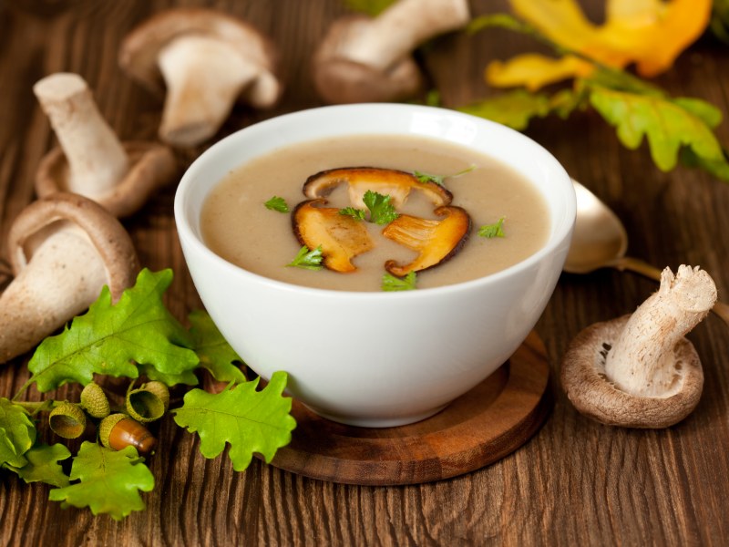 Soupe Aux Champignons Recette De Soupe Aux Champignons Marmiton