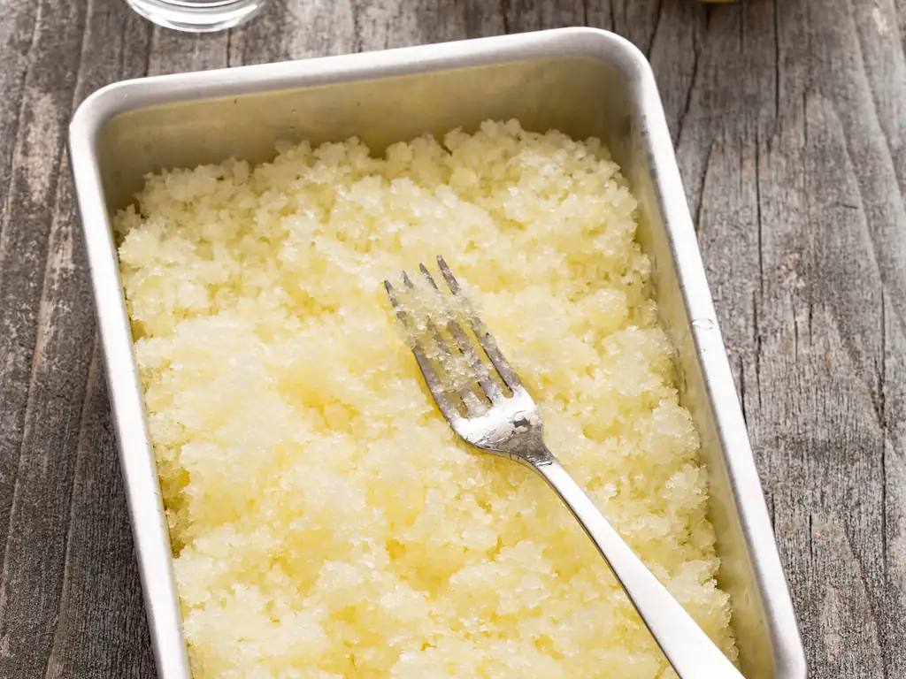 granité aux citron espagnol dit "agua limon"