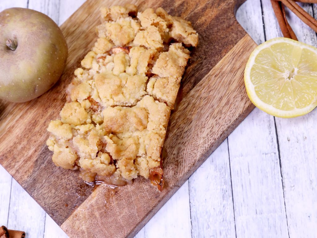 Le crumble aux pommes du Chat qui Tousse Recette de Le crumble aux pommes du Chat qui Tousse