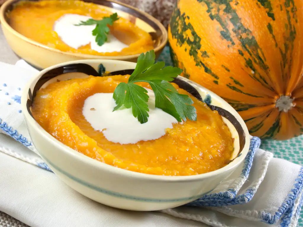 purée de potiron gratinée
