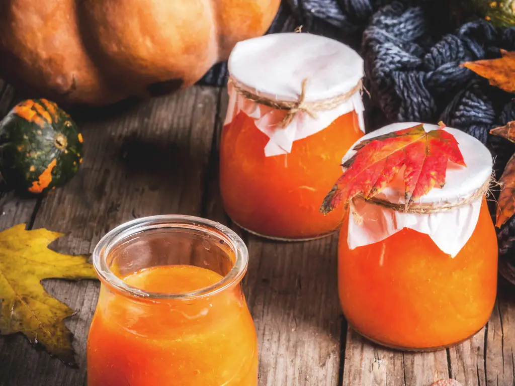 confiture de potiron et abricots secs à la vanille