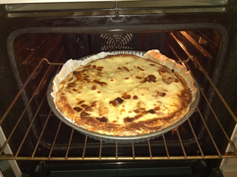 Tarte A La Rhubarbe Et Compote De Pommes Pas Amere Recette De