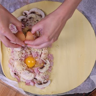 Feuillete Au Jambon Recette De Feuillete Au Jambon Marmiton