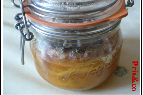 Porc confit en conserve : Recette de Porc confit en conserve
