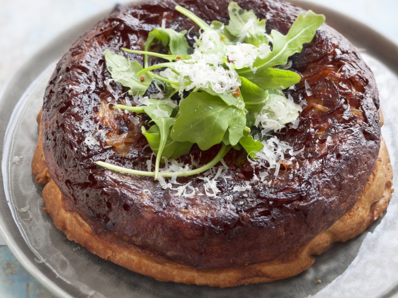 Tarte Tatin Oignons Roquefort Recette De Tarte Tatin Oignons