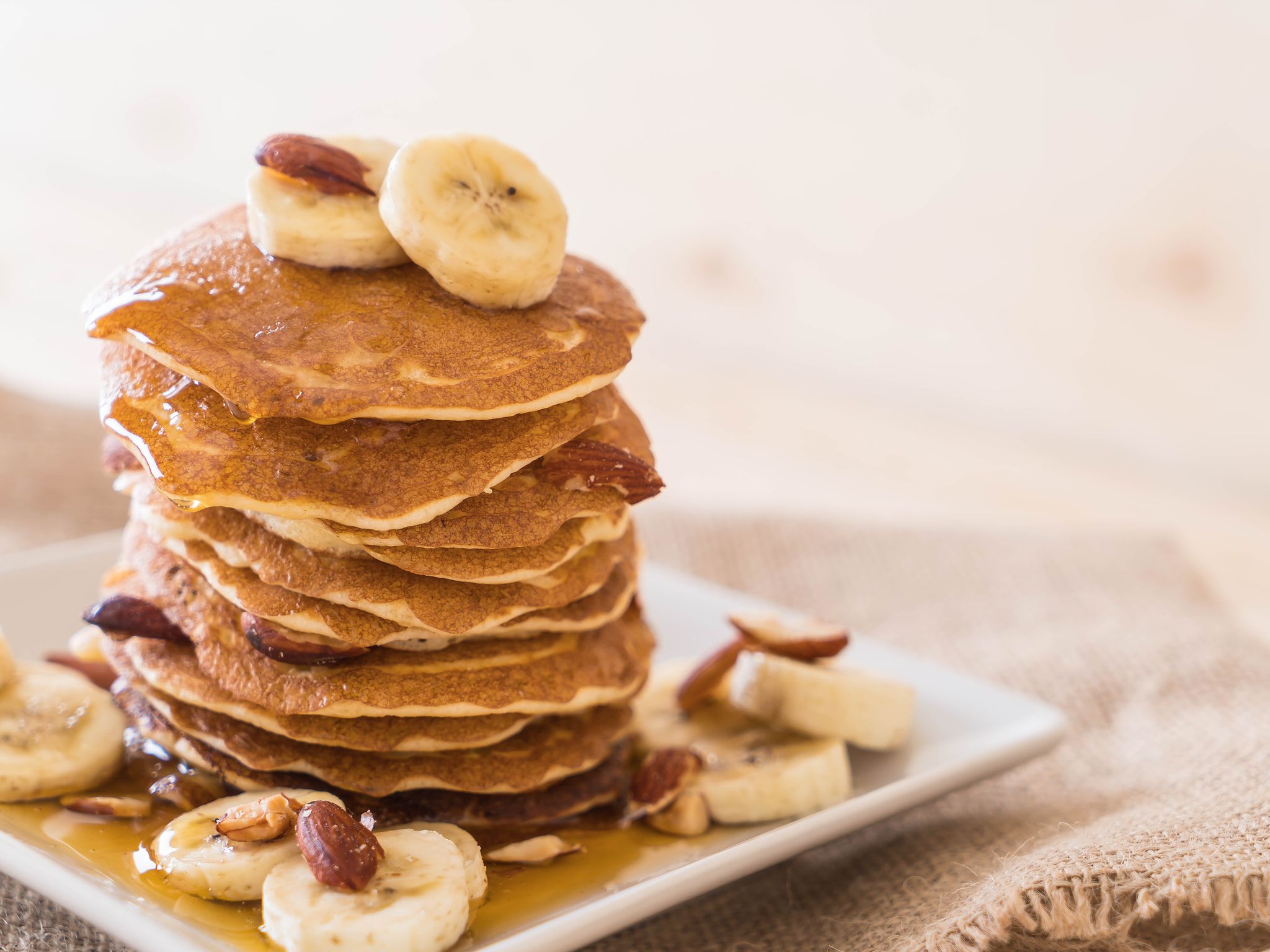 Pancakes moelleux et light : Recette de Pancakes moelleux et light