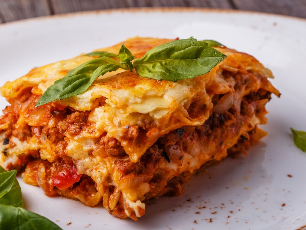 Fer à Cheval - Servido Menu (Takeaway, Delivery) - Hausgemachte Fleischlasagne