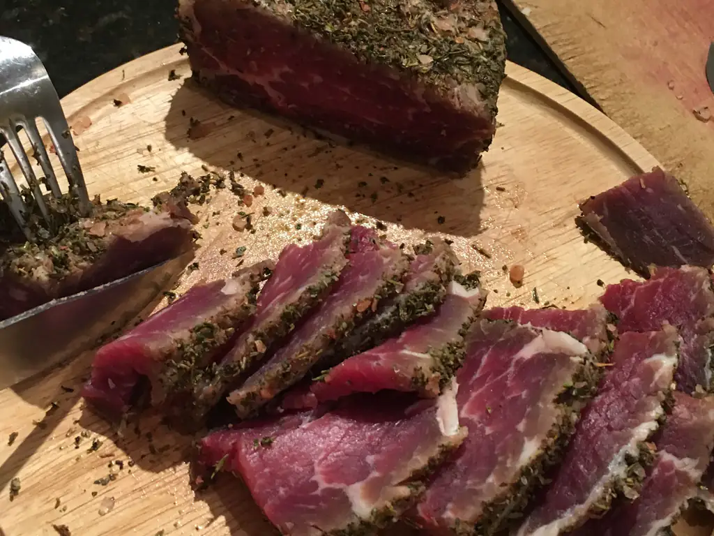 rôti de boeuf en saumure de sel