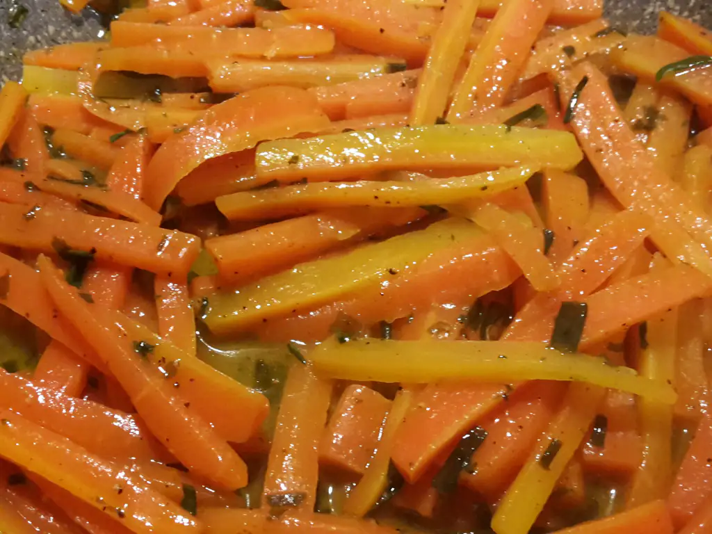 carottes glacées a l'orange