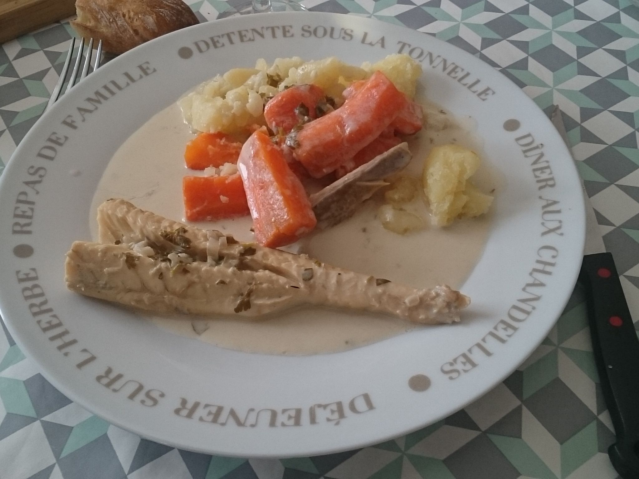 Brochet à la sauce au vin blanc et aux champignons : Recette de Brochet