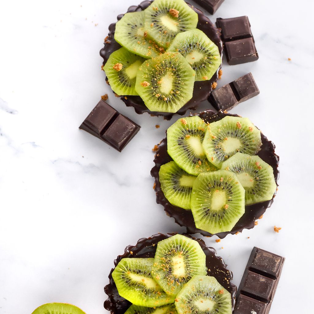 Tartelette Express Kiwi Chocolat