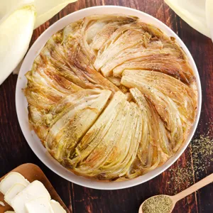 Tarte tatin aux endives et chavignol