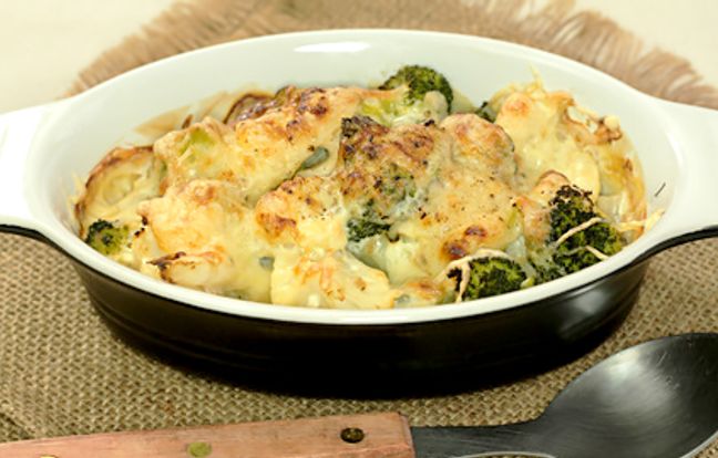 Gratin De Chou Frisé à L'italienne