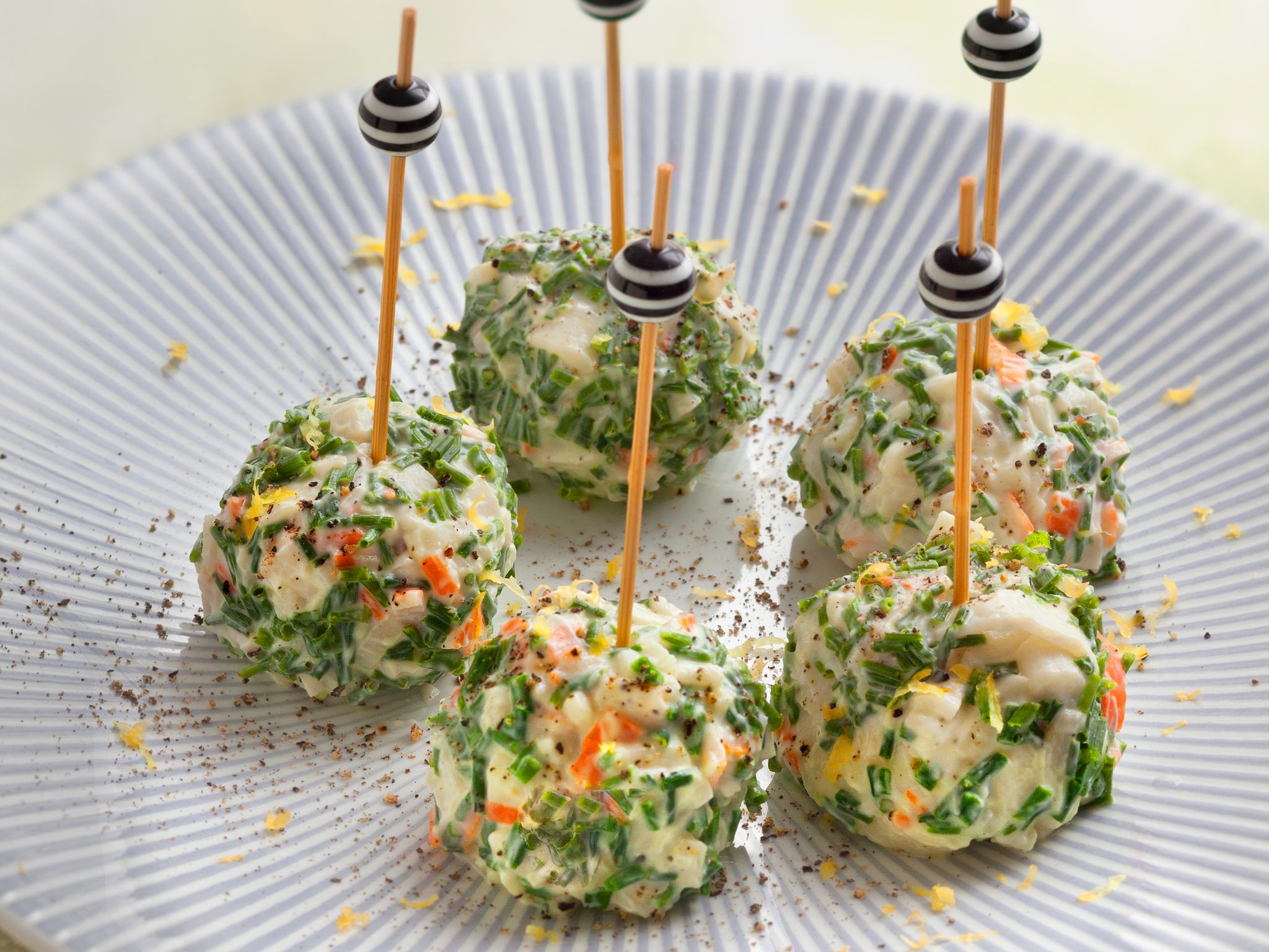 Boulettes de surimi au carré frais Recette de Boulettes de surimi au