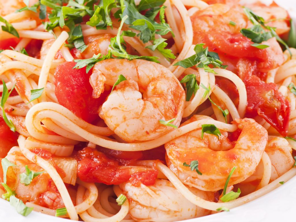 Spaghetti Sauce Ail Et Crevettes : Recette De Spaghetti Sauce Ail Et ...