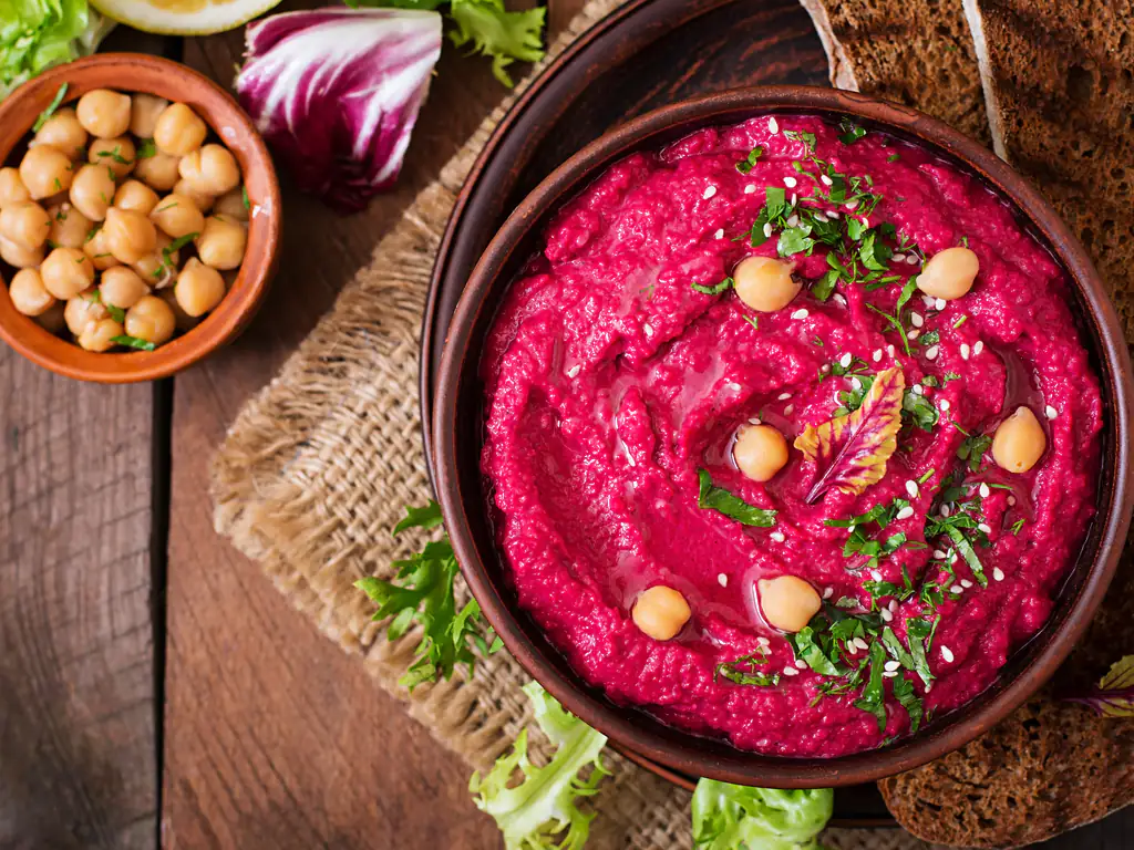 dip betteraves houmous