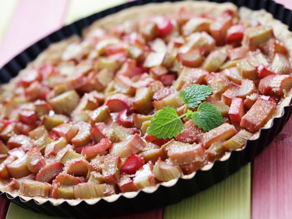 Tarte à La Rhubarbe De Jeanne : Recette De Tarte à La Rhubarbe De ...