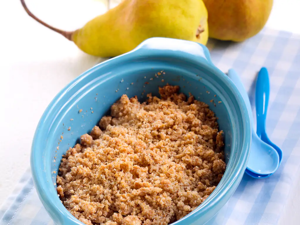 crumble à la poire