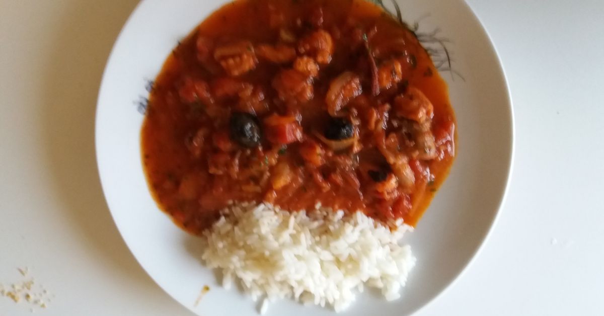Poulpe cuisiné à la sétoise : recette de Poulpe cuisiné à la sétoise