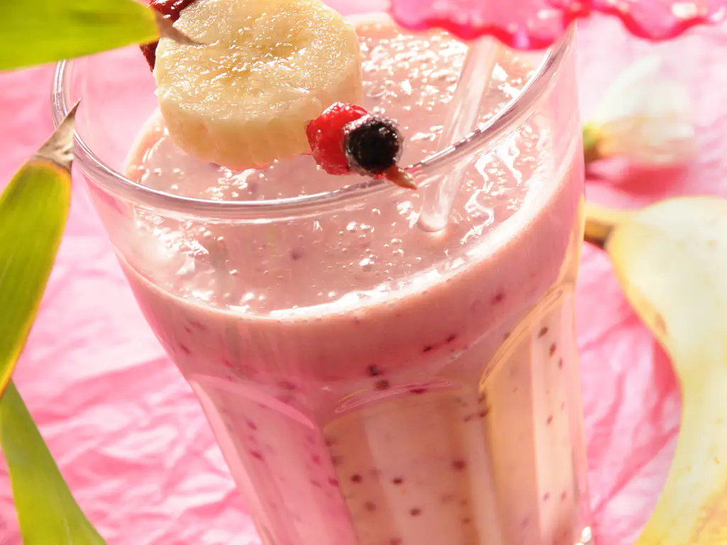 smoothie et fruits