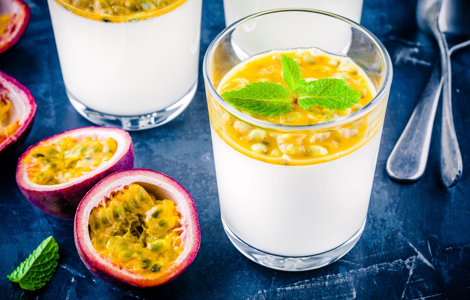 Panna cotta aux fruits de la passion Recette de Panna cotta aux