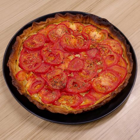 Tarte à La Tomate Et à La Moutarde : Recette De Tarte à La Tomate Et à ...