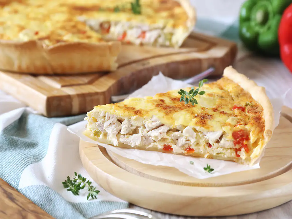 quiche poulet poivron