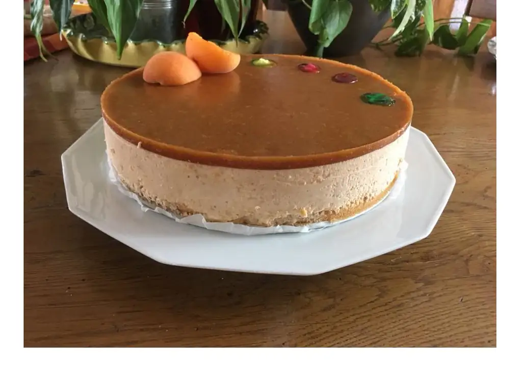 bavarois à l'abricot
