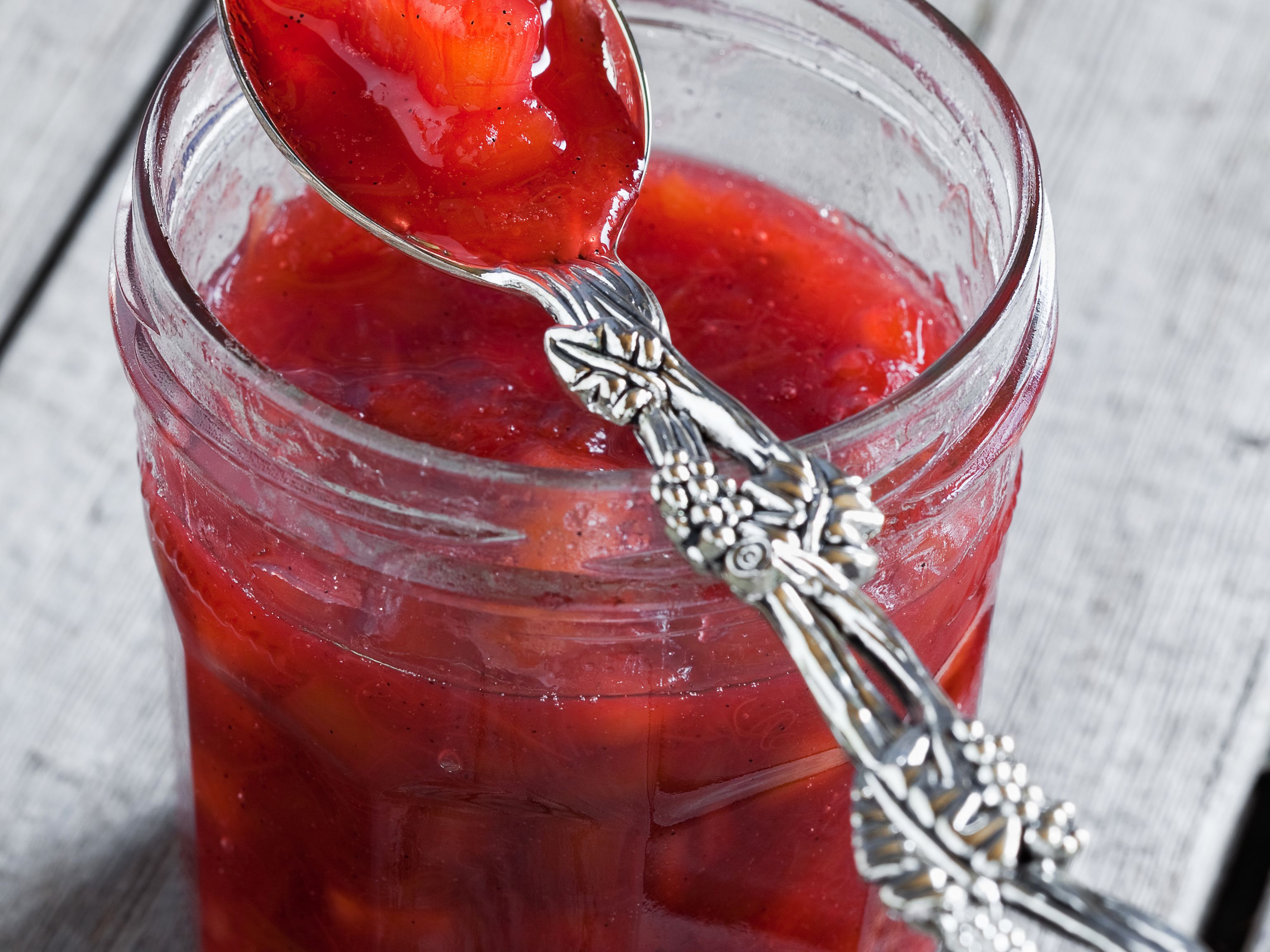Confiture rhubarbe et banane Recette de Confiture rhubarbe et banane