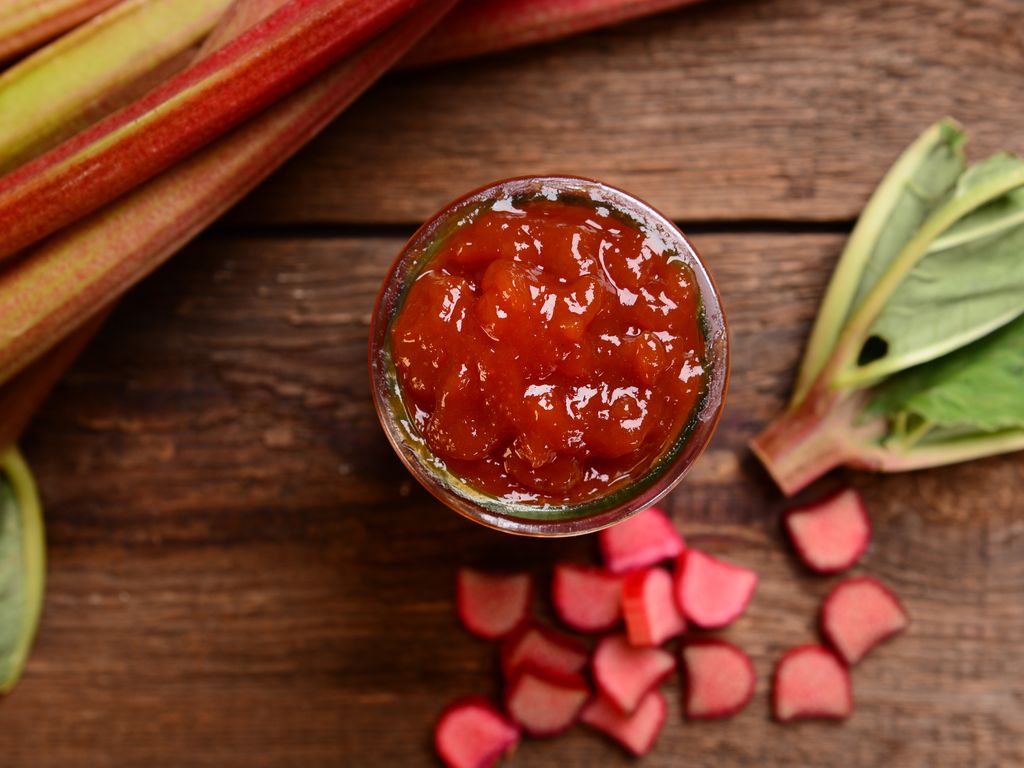 Confiture de rhubarbe à la vanille Recette de Confiture de rhubarbe à