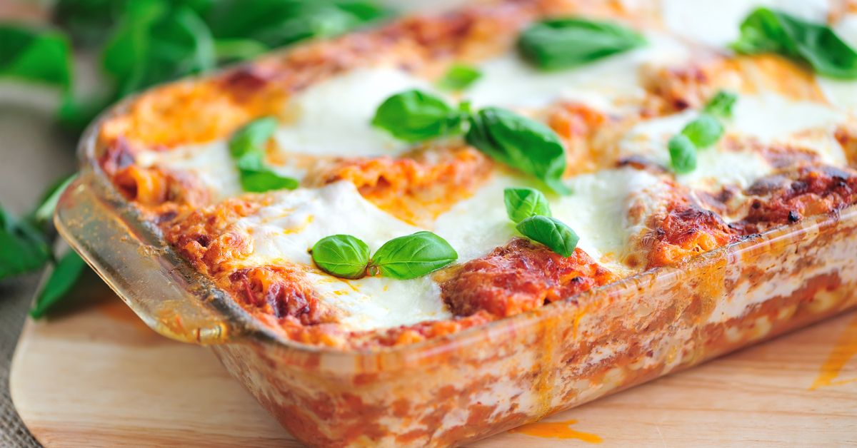 Lasagnes PestoMozza recette de Lasagnes PestoMozza