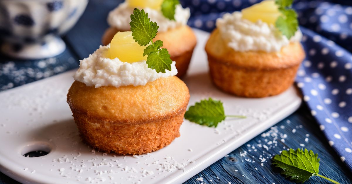 Muffins à l&amp;#39;ananas : recette de Muffins à l&amp;#39;ananas