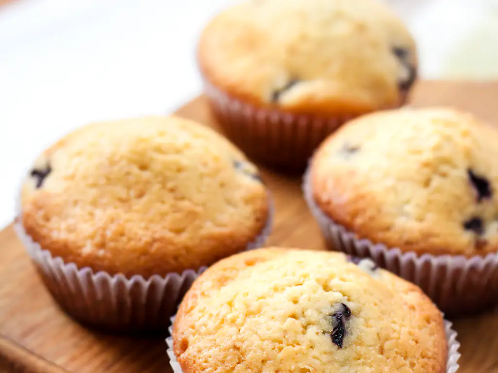 muffin myrtilles banane sans oeuf