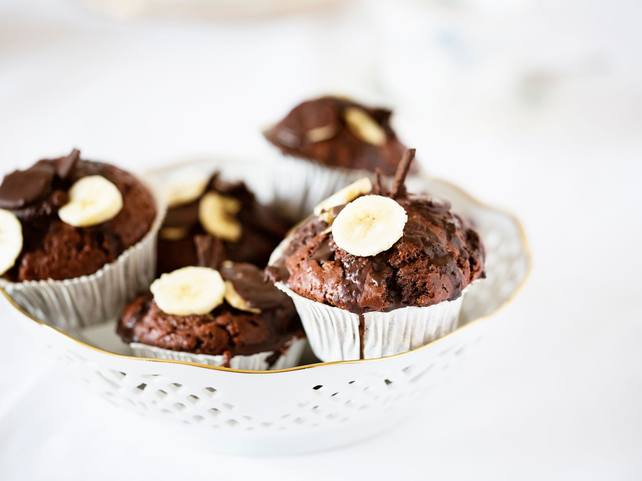 muffins choco-banane : Recette de muffins choco-banane - Marmiton