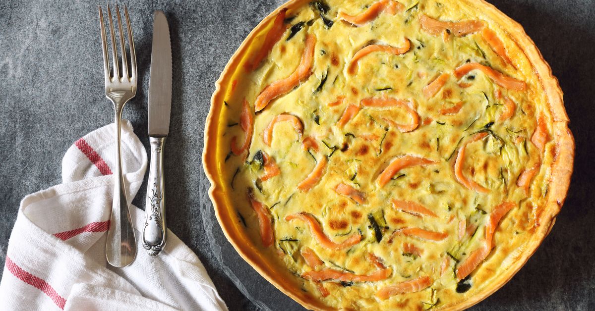 Quiche Au Saumon Fume Et Courgette